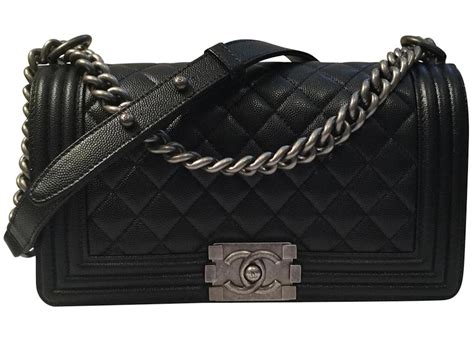 chanel boy bag caviar silver hardware|The Ultimate Guide to the Chanel Boy Bag .